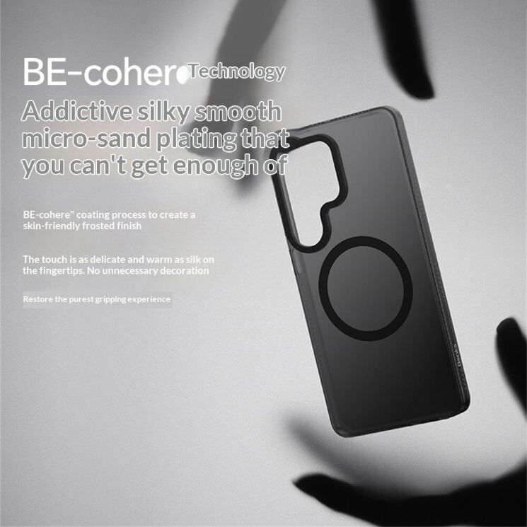 Захисний чохол BENKS Matte Case MagSafe для Samsung Galaxy S26 (S942) - Black: фото 2 з 7