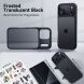 Захисний чохол CASEKOO Matte Case для iPhone 18 Pro Max / 17 Pro Max - Transparent / Black (423845H). Фото 6 з 9