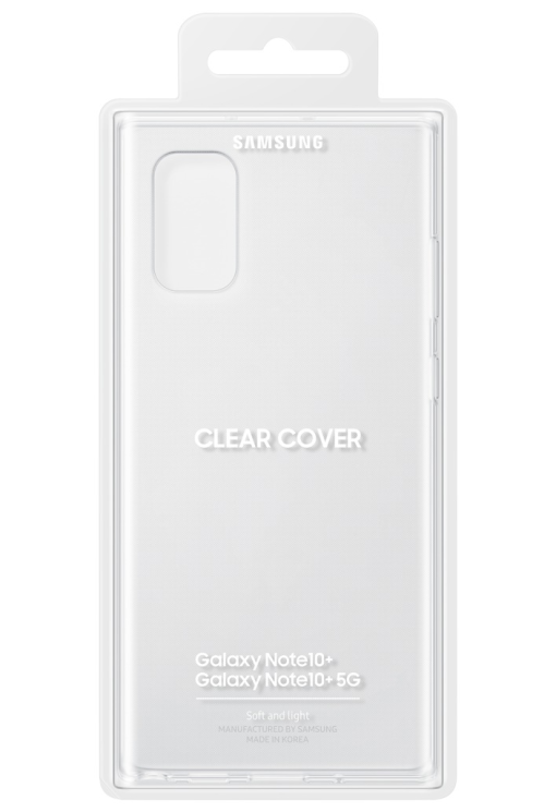 Захисний чохол Clear Cover для Samsung Galaxy Note 10 (N975) EF-QN975TTEGRU - Transparent: фото 6 з 6