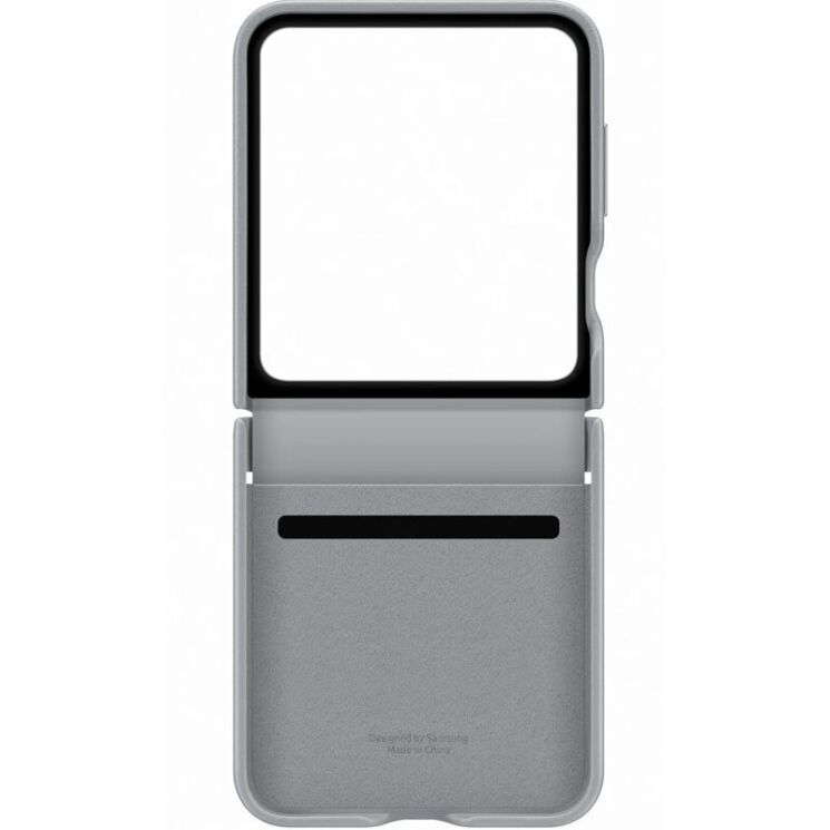 Захисний чохол Copiex Leather Cover (FF) для Samsung Galaxy Flip 6 - Gray: фото 6 з 6