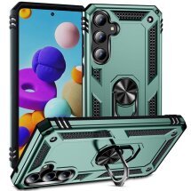Защитный чехол Deexe Armor Case для Samsung Galaxy A35 (A356) - Blackish Green: фото 1 из 7