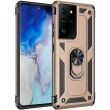 Защитный чехол Deexe Armor Case для Samsung Galaxy S21 Ultra (G998) - Gold (300909F)