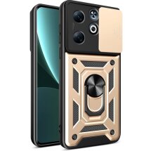 Защитный чехол Deexe Armor Shield для Infinix Smart 8 Plus - Gold: фото 1 из 9