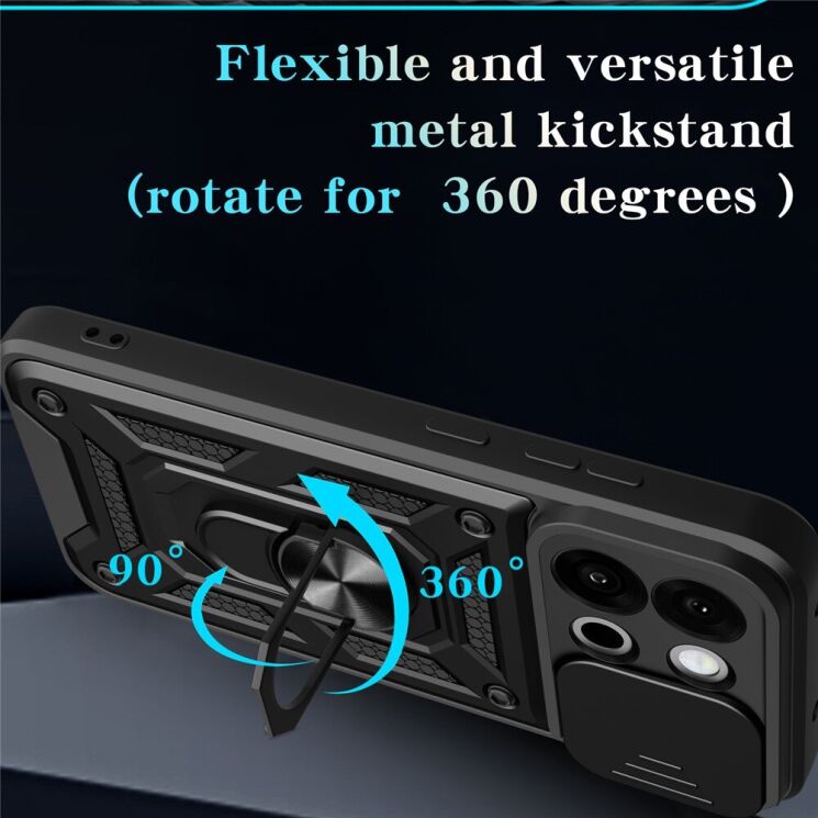 Защитный чехол Deexe Armor Shield для OnePlus 13T - Black: фото 5 из 9