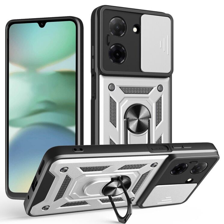 Защитный чехол Deexe Armor Shield для Xiaomi Redmi A5 - Silver: фото 1 из 10