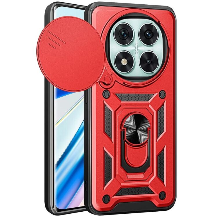 Защитный чехол Deexe Armor Shield для Xiaomi Redmi Note 14 Pro 5G / Poco X7 - Red: фото 1 из 10
