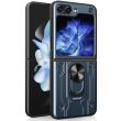 Защитный чехол Deexe Armor Shield (FF) для Samsung Galaxy Flip 5 - Titanium Grey (332448H)