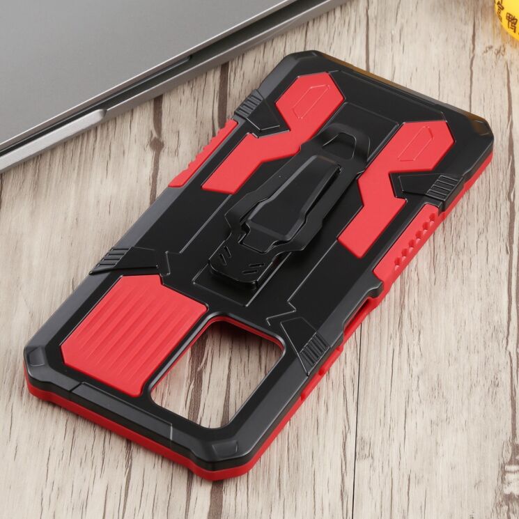 Защитный чехол Deexe Armor Warrior для Infinix Note 10 Pro (X695C) - Red: фото 4 из 5