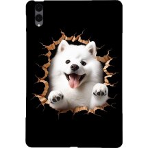 Защитный чехол Deexe Art Style для Samsung Galaxy Tab S12 Plus - Samoyed: фото 1 из 4