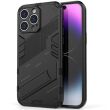 Защитный чехол Deexe Bibercas для Apple iPhone 15 Pro - Black (329321B)