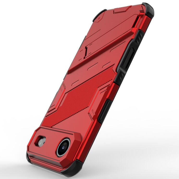 Захисний чохол Deexe Bibercas для Apple iPhone 17 Air - Red: фото 3 з 6