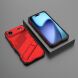 Захисний чохол Deexe Bibercas для Apple iPhone 17 Air - Red (387120R). Фото 4 з 6