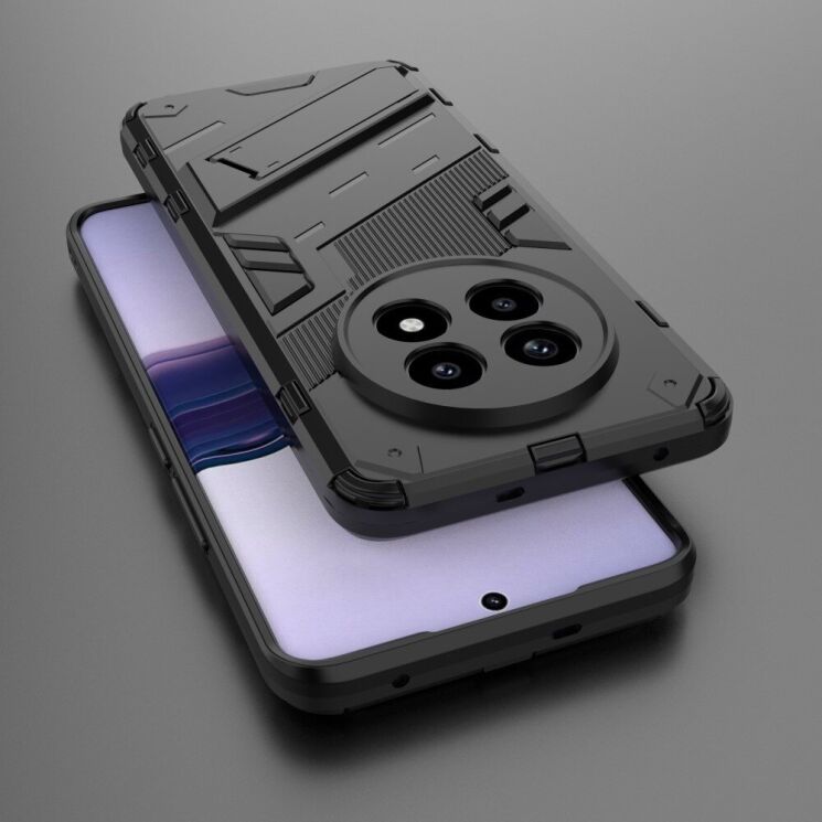 Захисний чохол Deexe Bibercas для Realme 13 Pro / 13 Pro Plus - Black: фото 4 з 7