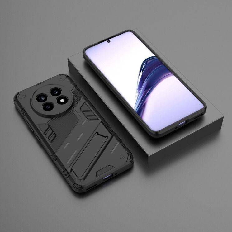 Захисний чохол Deexe Bibercas для Realme 13 Pro / 13 Pro Plus - Black: фото 5 з 7