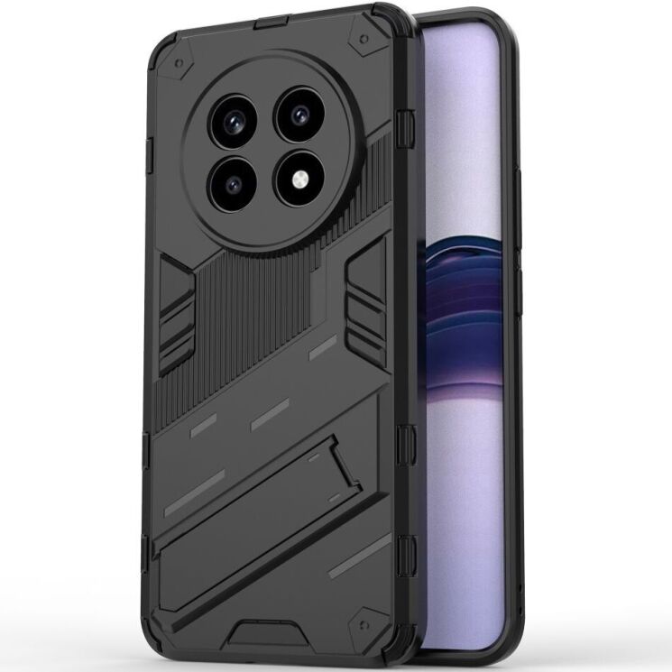 Захисний чохол Deexe Bibercas для Realme 13 Pro / 13 Pro Plus - Black: фото 1 з 7