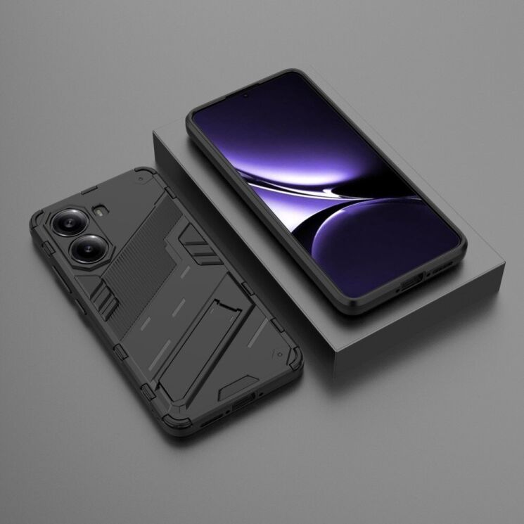 Захисний чохол Deexe Bibercas для Xiaomi Poco X7 Pro - Black: фото 5 з 6