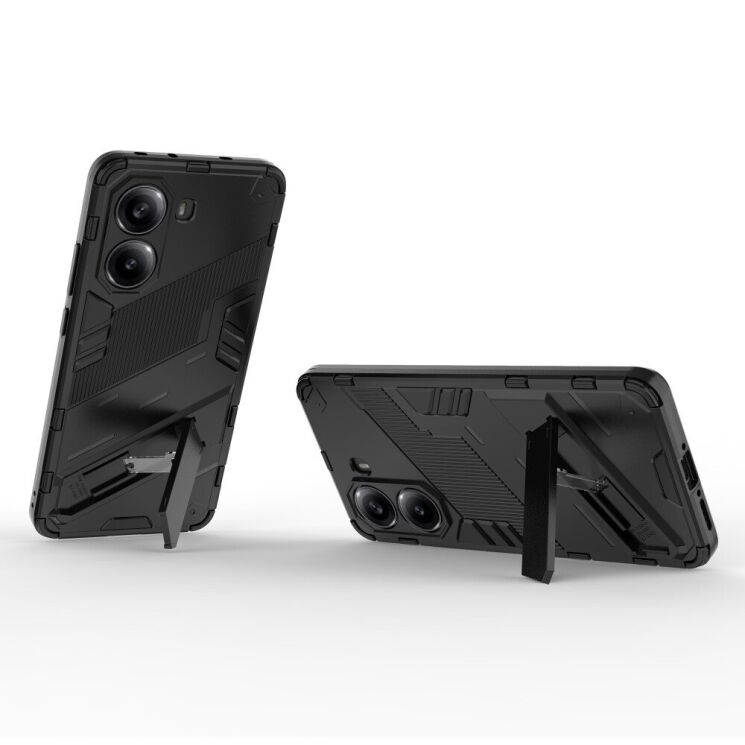 Захисний чохол Deexe Bibercas для Xiaomi Poco X7 Pro - Black: фото 2 з 6