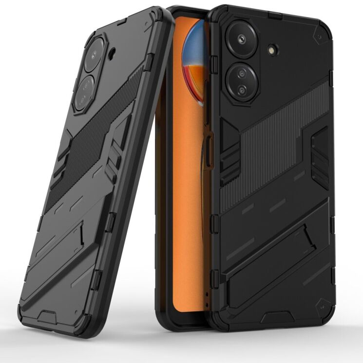 Защитный чехол Deexe Bibercas для Xiaomi Redmi 13C / Poco C65 - Black: фото 3 из 8