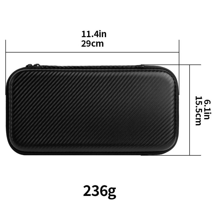 Защитный чехол Deexe Carbon Fiber (FC) для Nintendo Switch 2 - Black: фото 11 из 11
