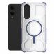 Захисний чохол Deexe Clear Bibercas для Samsung Galaxy S25 Edge (S937) - Blue (377571L). Фото 2 з 7