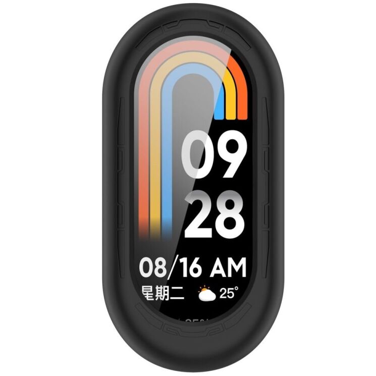 Защитный чехол Deexe Color Frame для Xiaomi Mi Smart Band 9 - Black: фото 4 из 8
