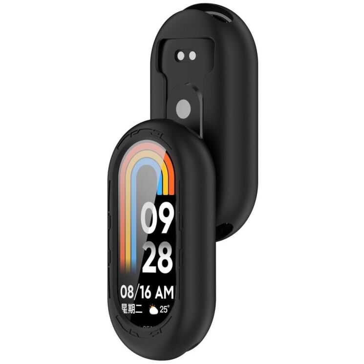 Защитный чехол Deexe Color Frame для Xiaomi Mi Smart Band 9 - Black: фото 7 из 8