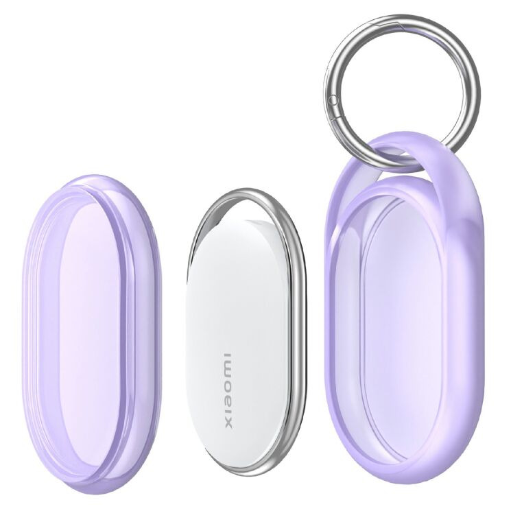 Захисний чохол Deexe Cosmic Guard для Xiaomi Tag - Transparent Purple: фото 3 з 11