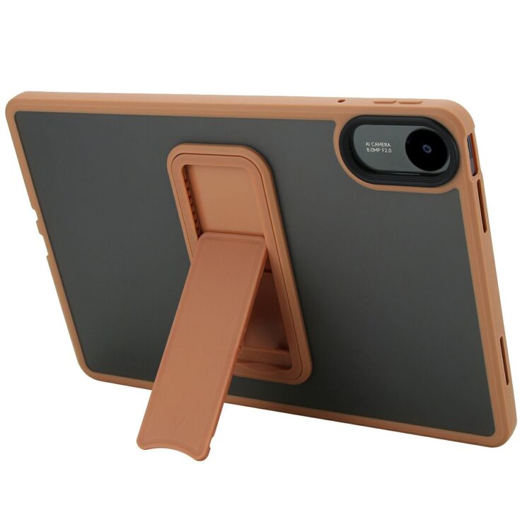 Защитный чехол Deexe Crystal Kickstand для Xiaomi Redmi Pad 2 - Gold: фото 2 из 11