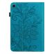 Защитный чехол Deexe Flower Print для Samsung Galaxy Tab A7 Lite (T220/T225) - Blue (252121L). Фото 3 из 9
