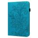 Защитный чехол Deexe Flower Print для Samsung Galaxy Tab A7 Lite (T220/T225) - Blue (252121L). Фото 2 из 9
