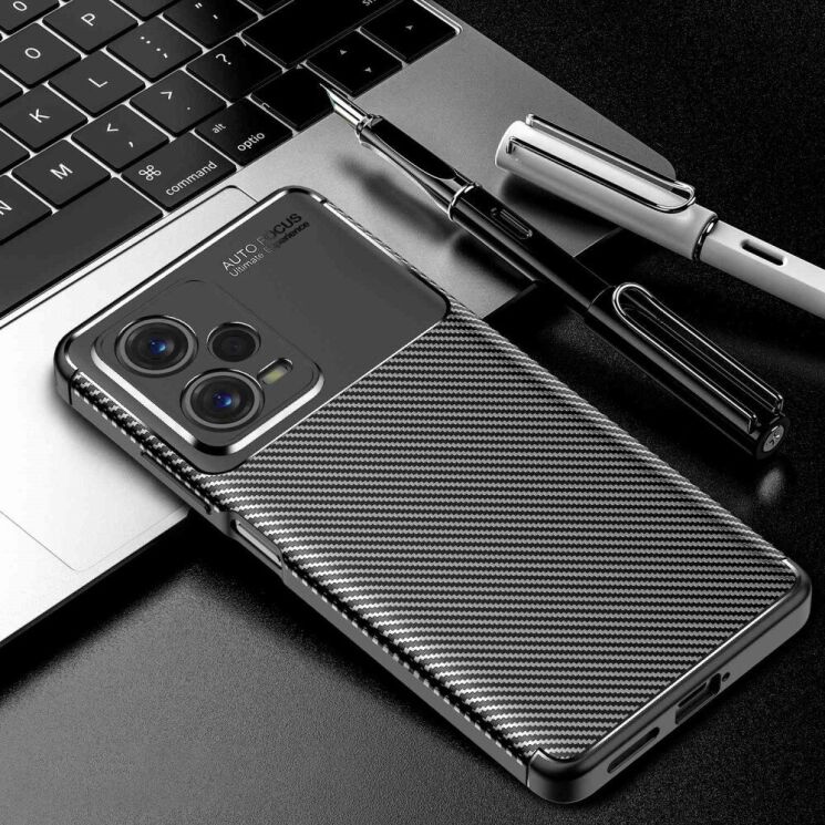 Защитный чехол Deexe Fusion для Xiaomi Redmi Note 12 Pro+ - Black: фото 8 из 9