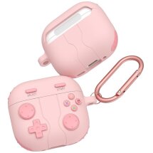 Защитный чехол Deexe Game Console для Apple AirPods 4 - Pink: фото 1 из 9