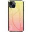 Защитный чехол Deexe Gradient Color для Apple iPhone 15 - Yellow (329369Y)