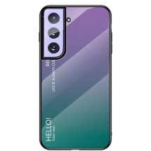 Защитный чехол Deexe Gradient Color для Samsung Galaxy S21 - Purple / Green: фото 1 из 9
