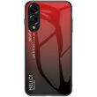 Защитный чехол Deexe Gradient Color для Samsung Galaxy S25 Edge (S937) - Red / Black (377561RB)