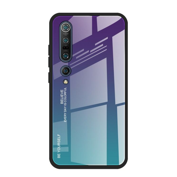Защитный чехол Deexe Gradient Color для Xiaomi Mi 10 Pro - Purple / Blue: фото 1 из 3