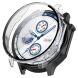 Защитный чехол Deexe Hard Frame для OPPO Watch X / OnePlus Watch 2 - Transparent White (355205T). Фото 1 из 7