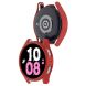 Захисний чохол Deexe Hard Frame для Samsung Galaxy Watch 4 / 5 (40mm) - Red (284635R). Фото 3 з 7