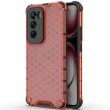 Защитный чехол Deexe Honeycomb Series для OPPO Reno 12 Pro - Red (356904R)