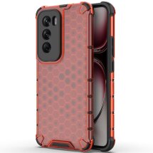 Защитный чехол Deexe Honeycomb Series для OPPO Reno 12 Pro - Red: фото 1 из 5