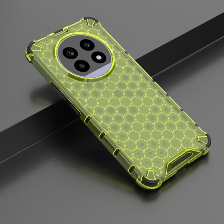 Защитный чехол Deexe Honeycomb Series для Realme 13 Pro / 13 Pro Plus - Green: фото 3 из 5