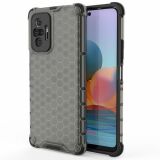 Захисний чохол Deexe Honeycomb Series для Xiaomi Redmi Note 10 Pro - Black (278435B)