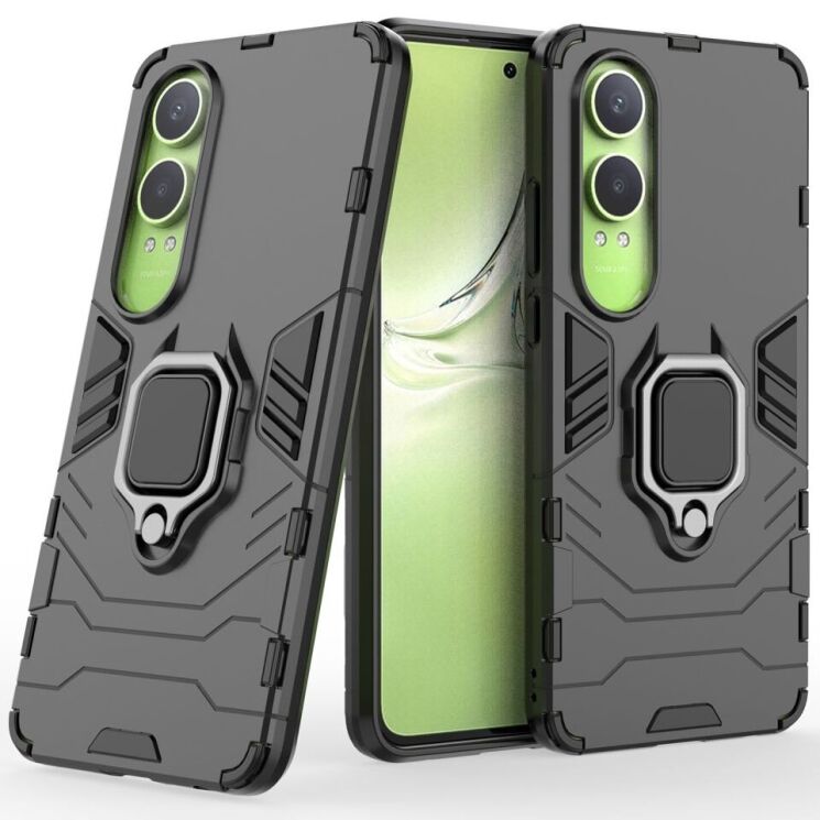 Защитный чехол Deexe Hybrid Case для OnePlus Nord CE 4 Lite - Black: фото 1 из 6
