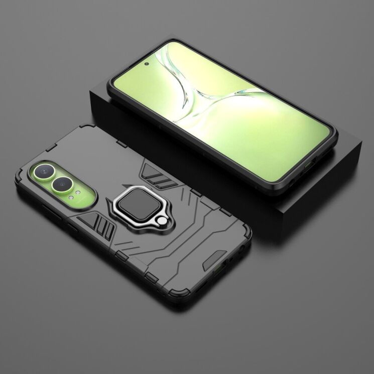 Защитный чехол Deexe Hybrid Case для OnePlus Nord CE 4 Lite - Black: фото 4 из 6