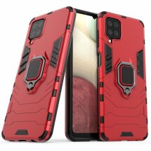 Защитный чехол Deexe Hybrid Case для Samsung Galaxy A12 (A125) / A12 Nacho (A127) - Red: фото 1 из 7