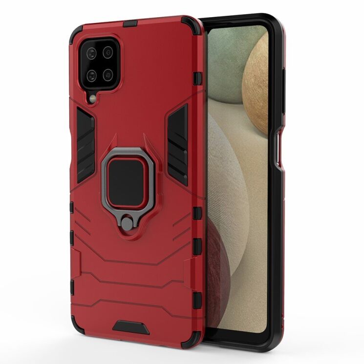 Защитный чехол Deexe Hybrid Case для Samsung Galaxy A12 (A125) / A12 Nacho (A127) - Red: фото 2 из 7