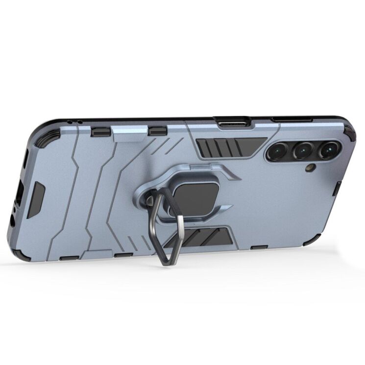 Защитный чехол Deexe Hybrid Case для Samsung Galaxy A14 (А145) - Blue: фото 2 из 6