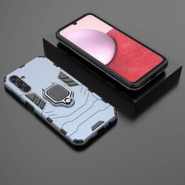 Защитный чехол Deexe Hybrid Case для Samsung Galaxy A14 (А145) - Blue: фото 4 из 6