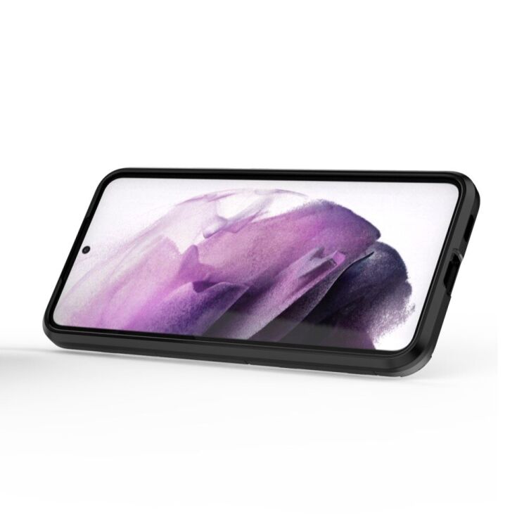 Защитный чехол Deexe Hybrid Case для Samsung Galaxy S22 - Black: фото 3 из 10