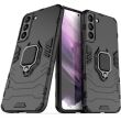 Защитный чехол Deexe Hybrid Case для Samsung Galaxy S22 - Black (290012B)
